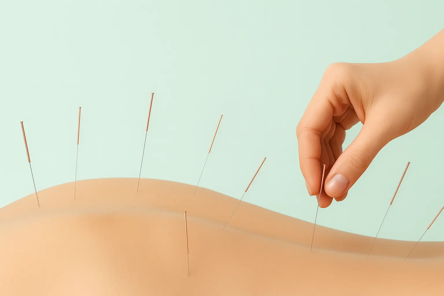 Acupuncture Genève: Aiguilles sur le dos